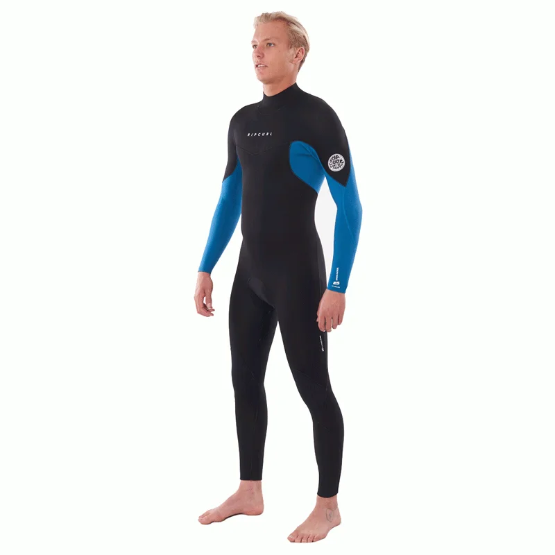 Neoprenanzug Rip Curl Dawn Patrol 4/3 Back Zip Blau M Finale Aktion