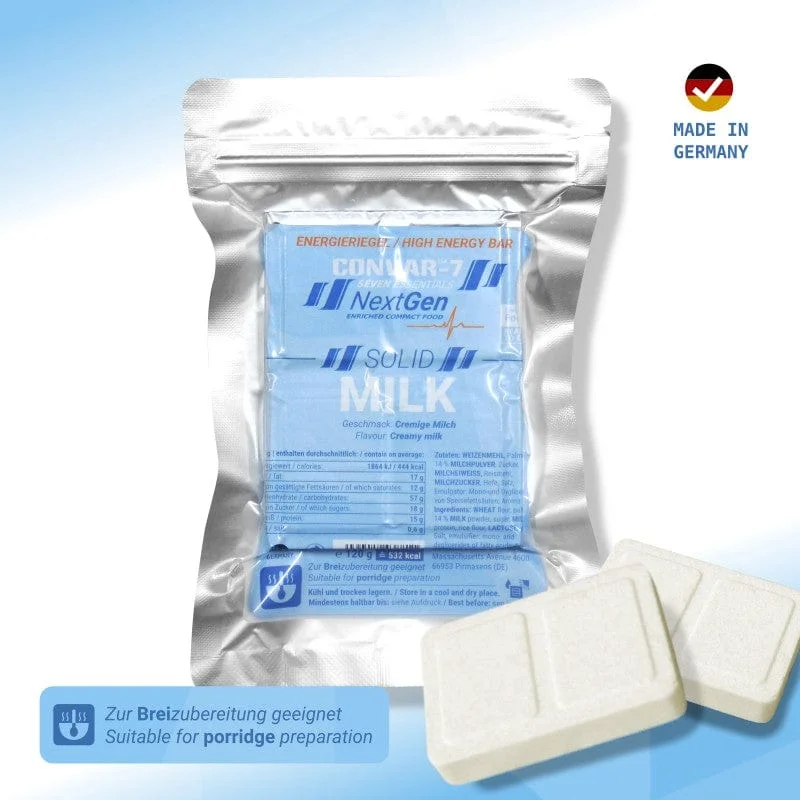 Sichere Zahlung CONVAR-7 NextGen Energy Bar - Solid Milk (120g)
