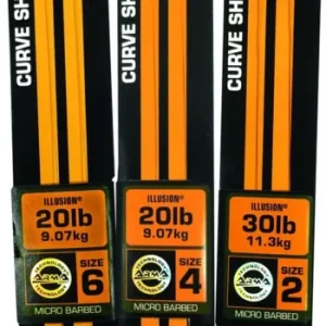 Begrenztes Angebot FOX Edges Curve Short Fluoro D-Rig 6 - 20lb Illusion x 2