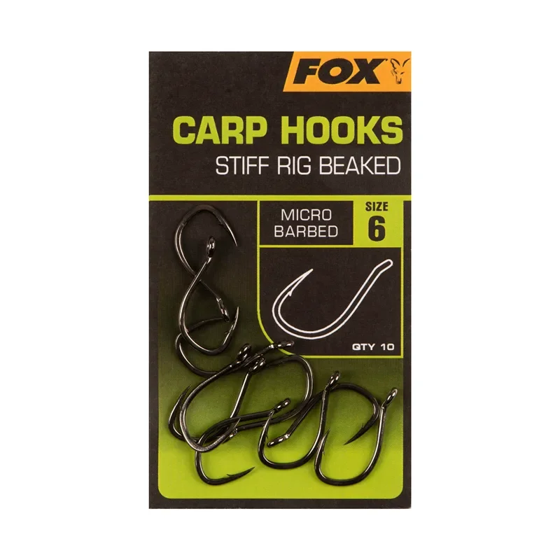 FOX Carp Hooks - Stiff Rig Beaked - size 4 Neue Kollektion