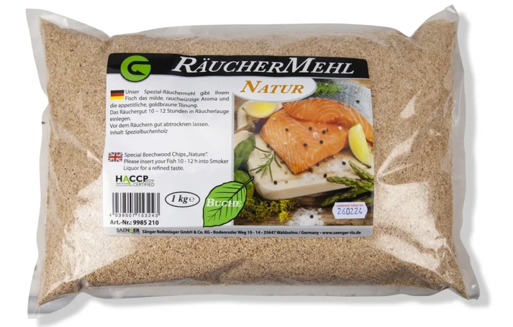 SÄNGER Räuchermehl Buchenholz 1kg Neue Kollektion