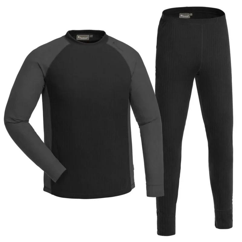Echt PINEWOOD Finnveden Base Layer Black Grey XXXL