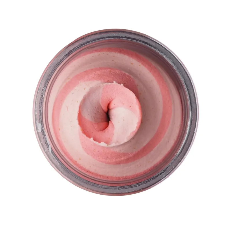 Billig BERKLEY PowerBait Glitter Trout Bait Funky Flamingo 50g