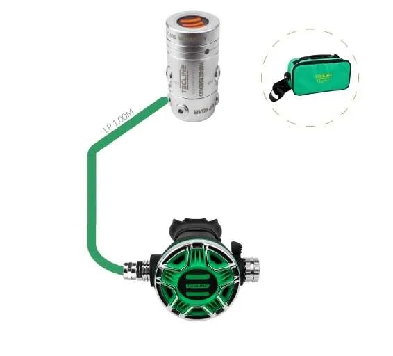 Billig Scubatech DIN Nitrox Atemregler R2 TEC2 O2