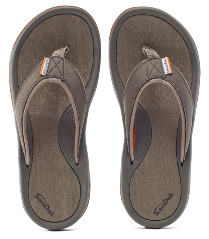 Grundéns Deck-Boss Sandal Flip Flops brindle Markenware