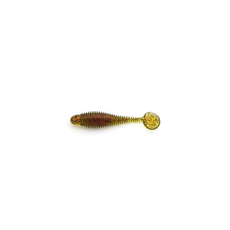 Billig Lunker City Grubster 2,75" 7,2 cm - Watermelon Red Flake