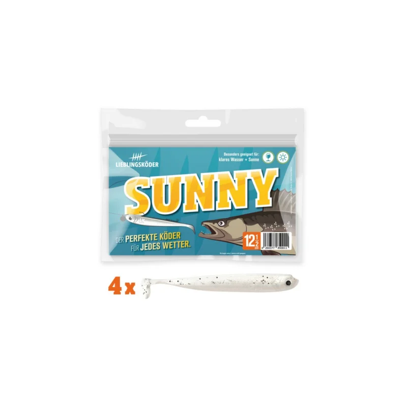 Beliebt Lieblingsköder Gummifische 12,5 cm Sunny 4 Stück
