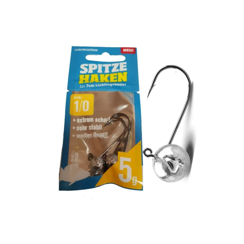 Günstig Lieblingsköder Spitze Haken Jigköpfe Gr.1/0 2,0g 2 Stück